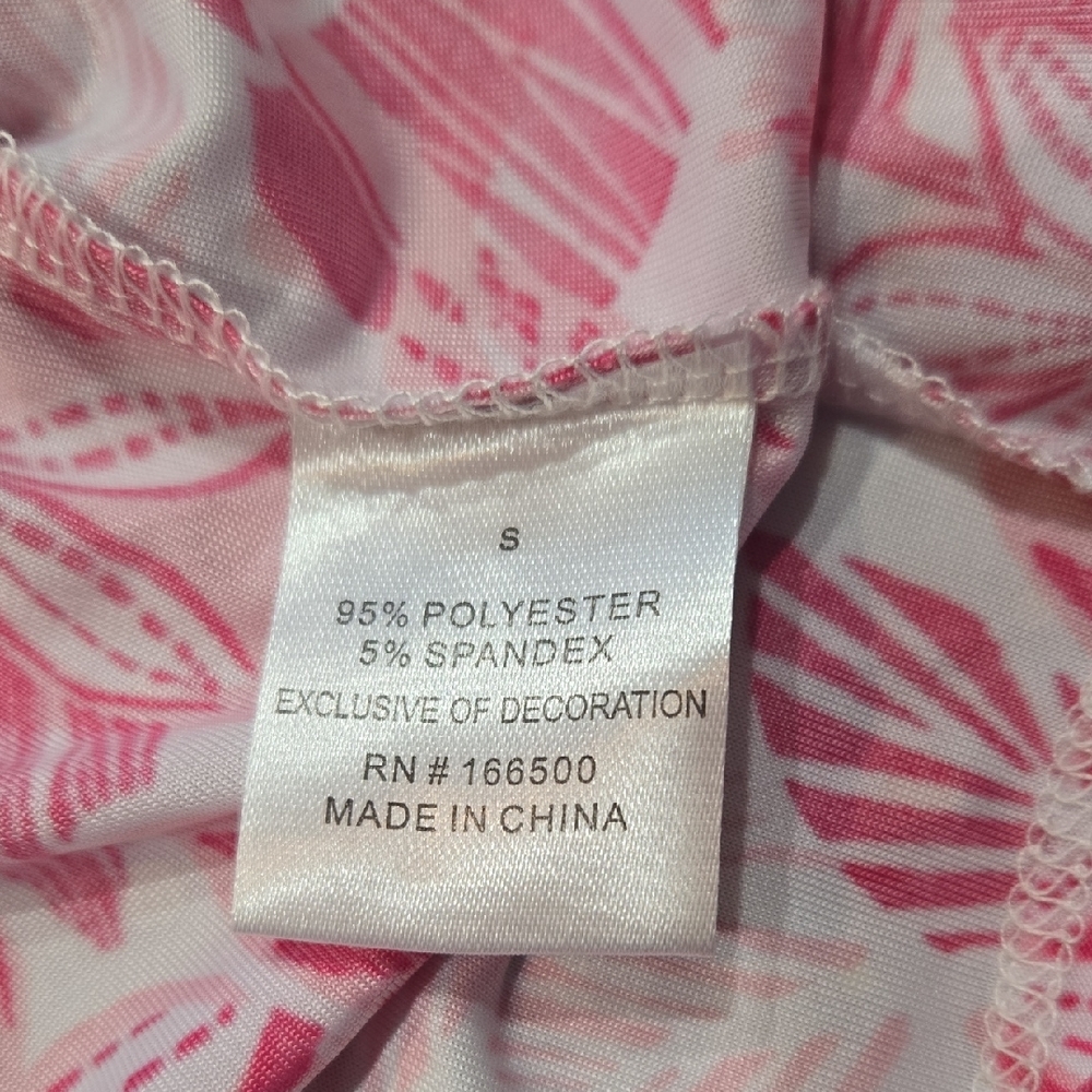 Emily Daniels Pink Floral Sleeveless Blouse Size S - Picture 4 of 8